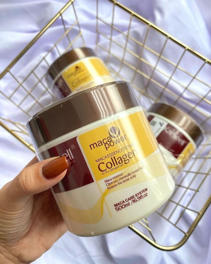 Maca Power Maca Essencerepair Collagen Hair Treatment 16.90 oz 500ml Deep Repair Conditioning Maca Power Maca Essencerepair Collagen Hair Treatment 16.90 oz 500ml Deep Repair Conditioning