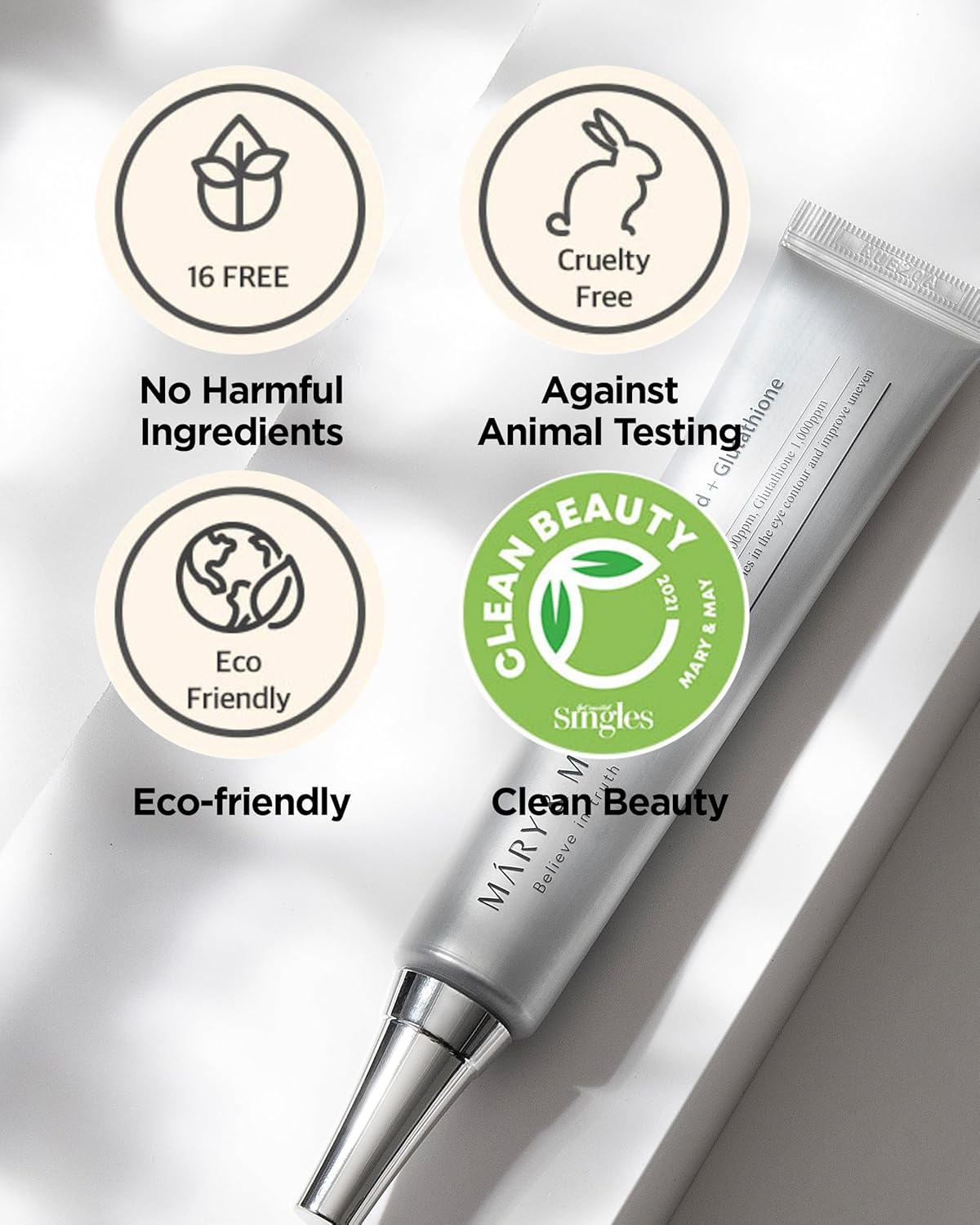 MARY & MAY Tranexamic Acid + Glutathion Eye Cream - 30ml