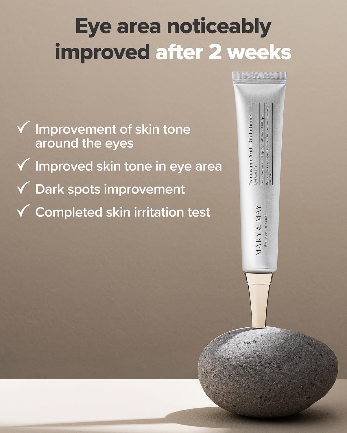 MARY & MAY Tranexamic Acid + Glutathion Eye Cream - 30ml