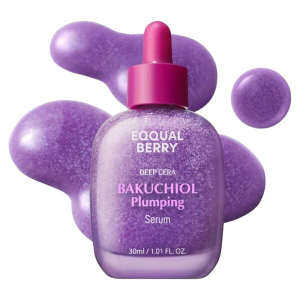 eqqual berry deep cera bakuchiol plumping serum 30ml