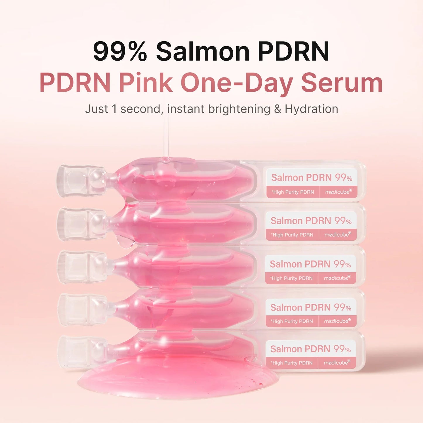 medicube PDRN pink one day serum