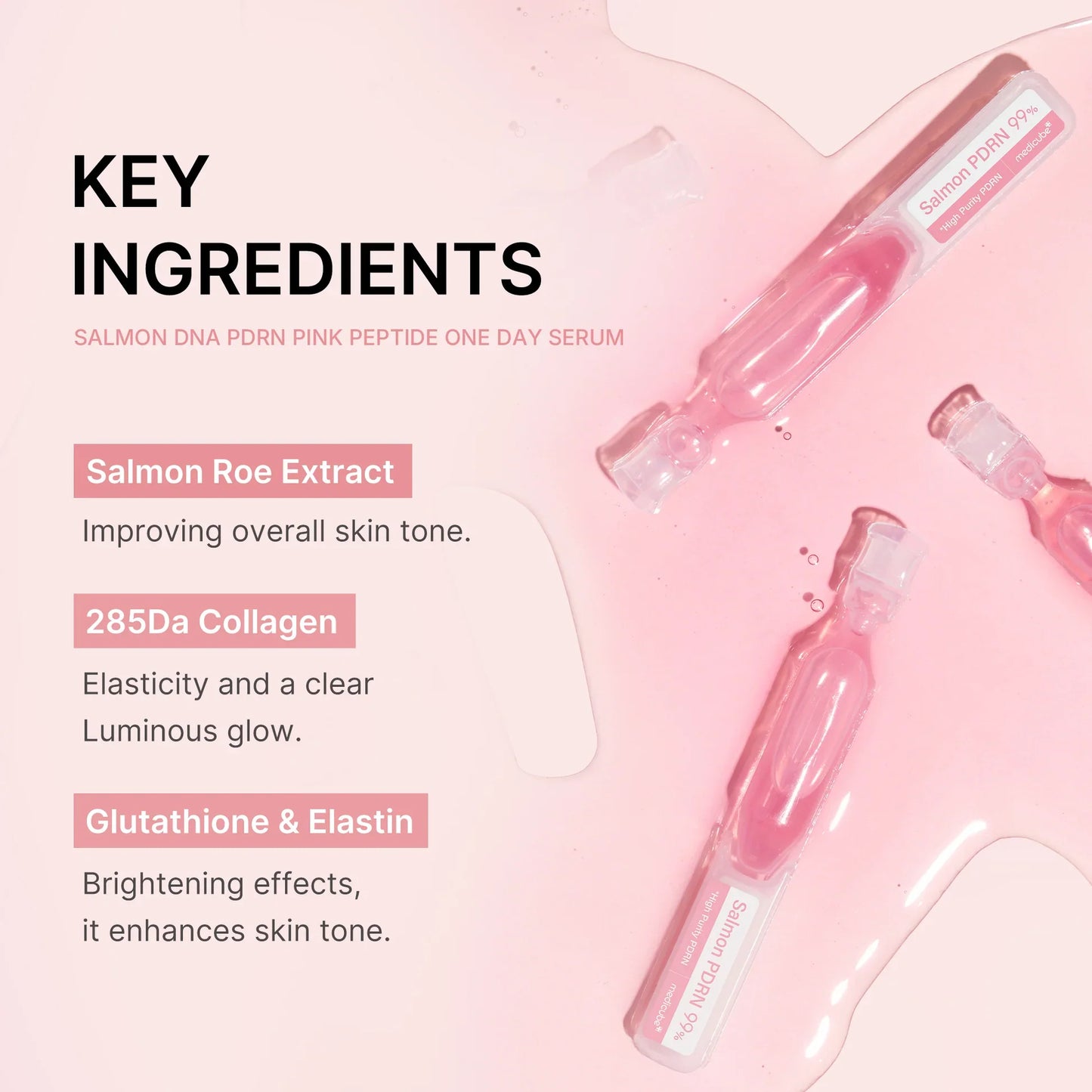 medicube PDRN pink one day serum