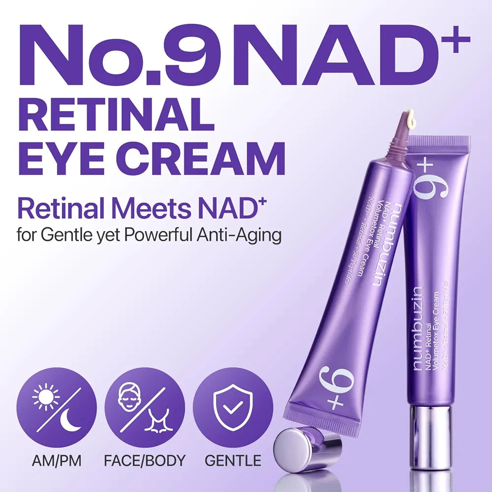 numbuzin No.9 NAD+ Retinal Volumetox Eye Cream 20mL