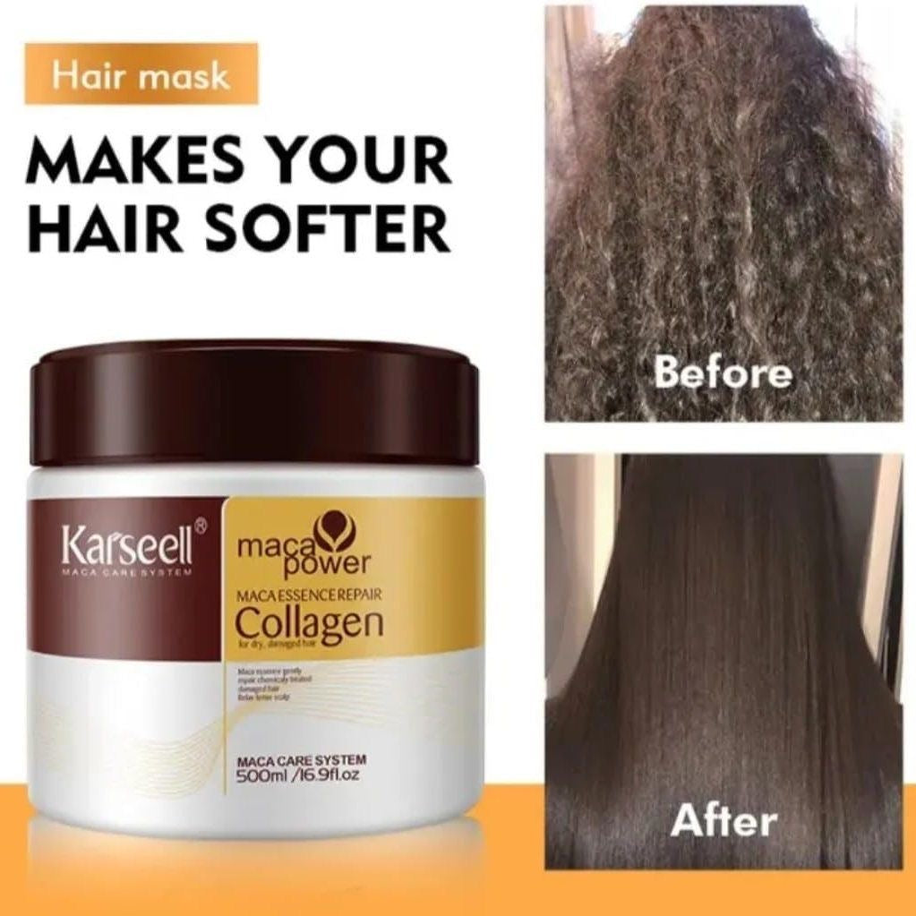 Karseel Collagen Hair Treatment Deep Repair Collagen Hair Mask 500m