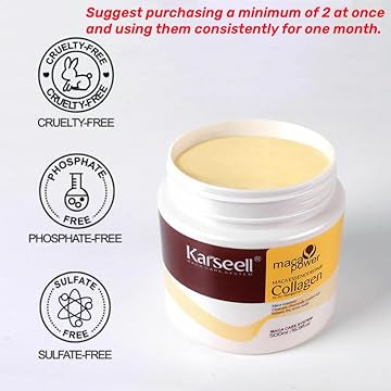 Karseel Collagen Hair Treatment Deep Repair Collagen Hair Mask 500m