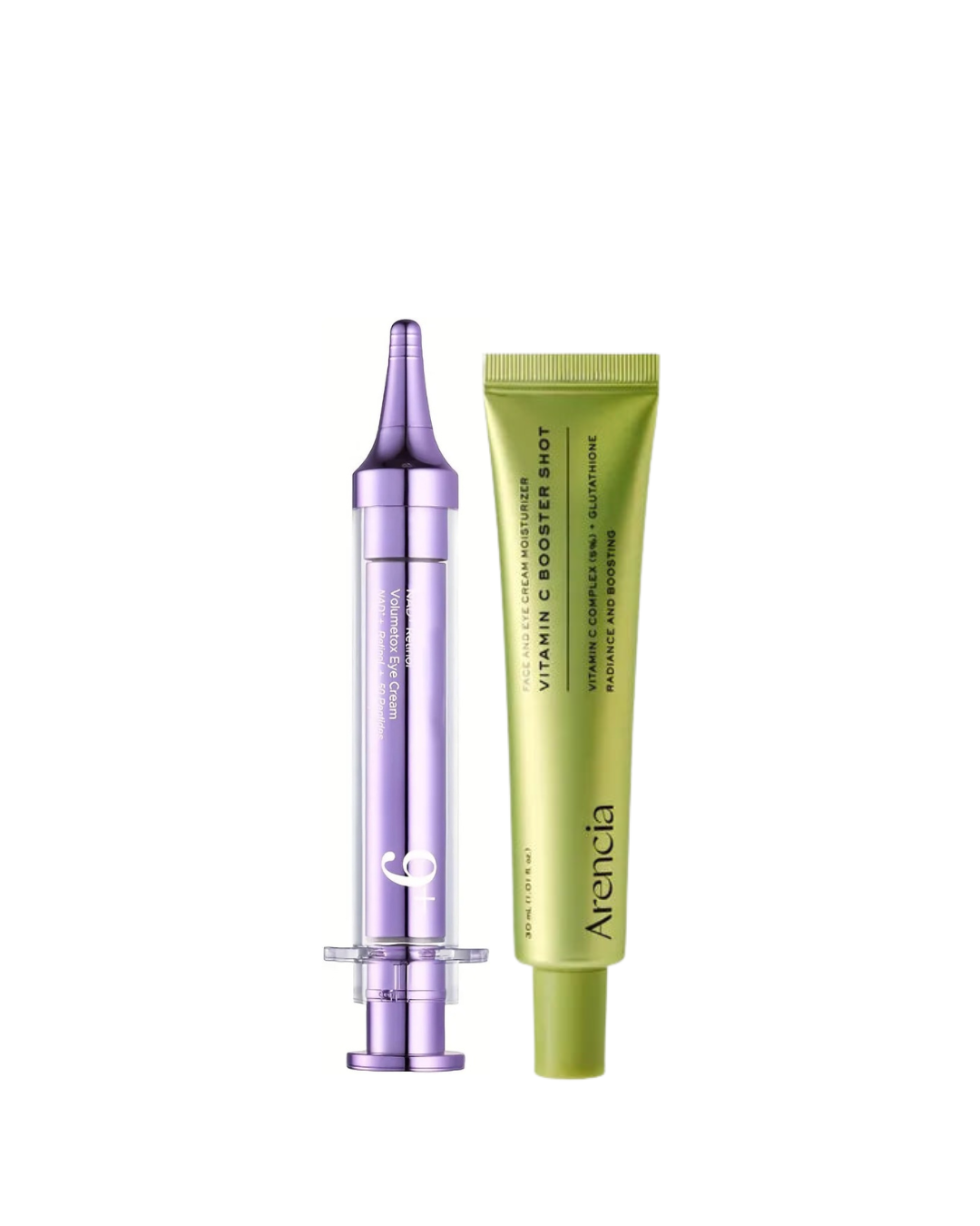 {Bright Eyes Duo} numbuzin - No.9 NAD+ Eye Cream + Arencia - Vitamin C Booster Shot